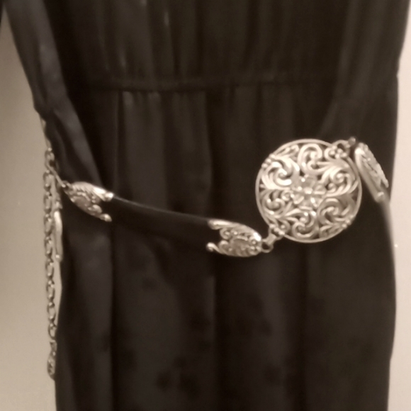 Dennis Goldsmith hand tailored silk dress Size 12 - Picture 5 of 8